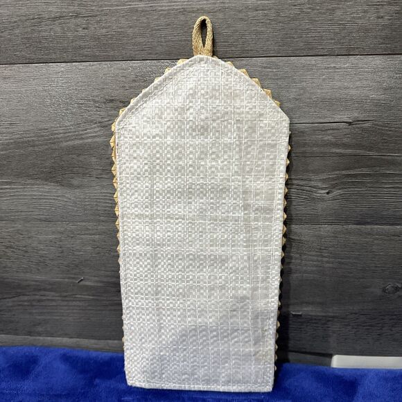 HAWAII Straw Mail Organizer Letter Holder~Wall Hanging 2 Slot Handmade “ALOHA” - Picture 5 of 6